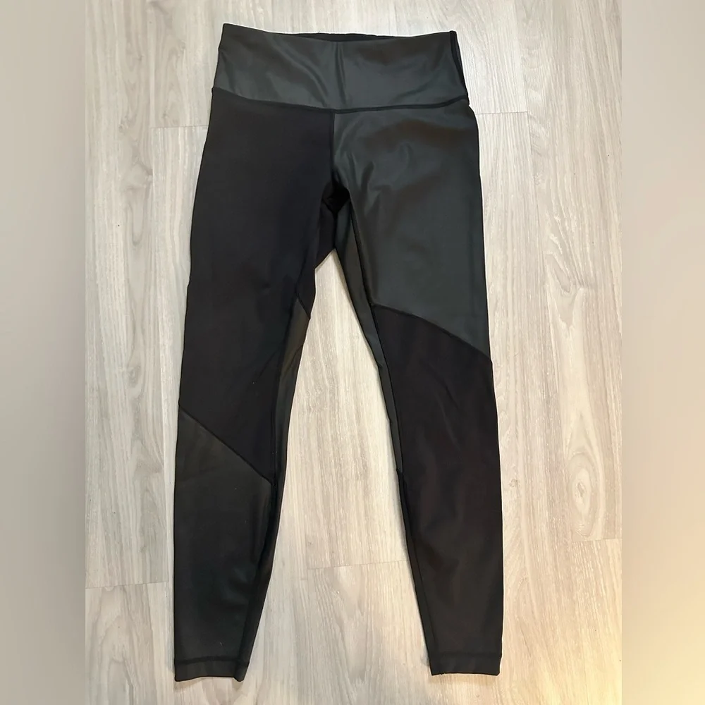 Lululemon Wunder Under Pant Cire Wrap Leggings | Black | Size 8